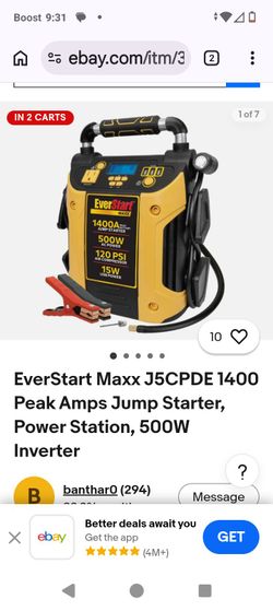 auto truck battery jump box - air compressor - Power box ac home plug style - USB ports - generator - Portable handheld battery charger