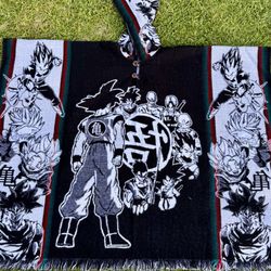 Dragon Ball Z Adult Size Alpaca Poncho