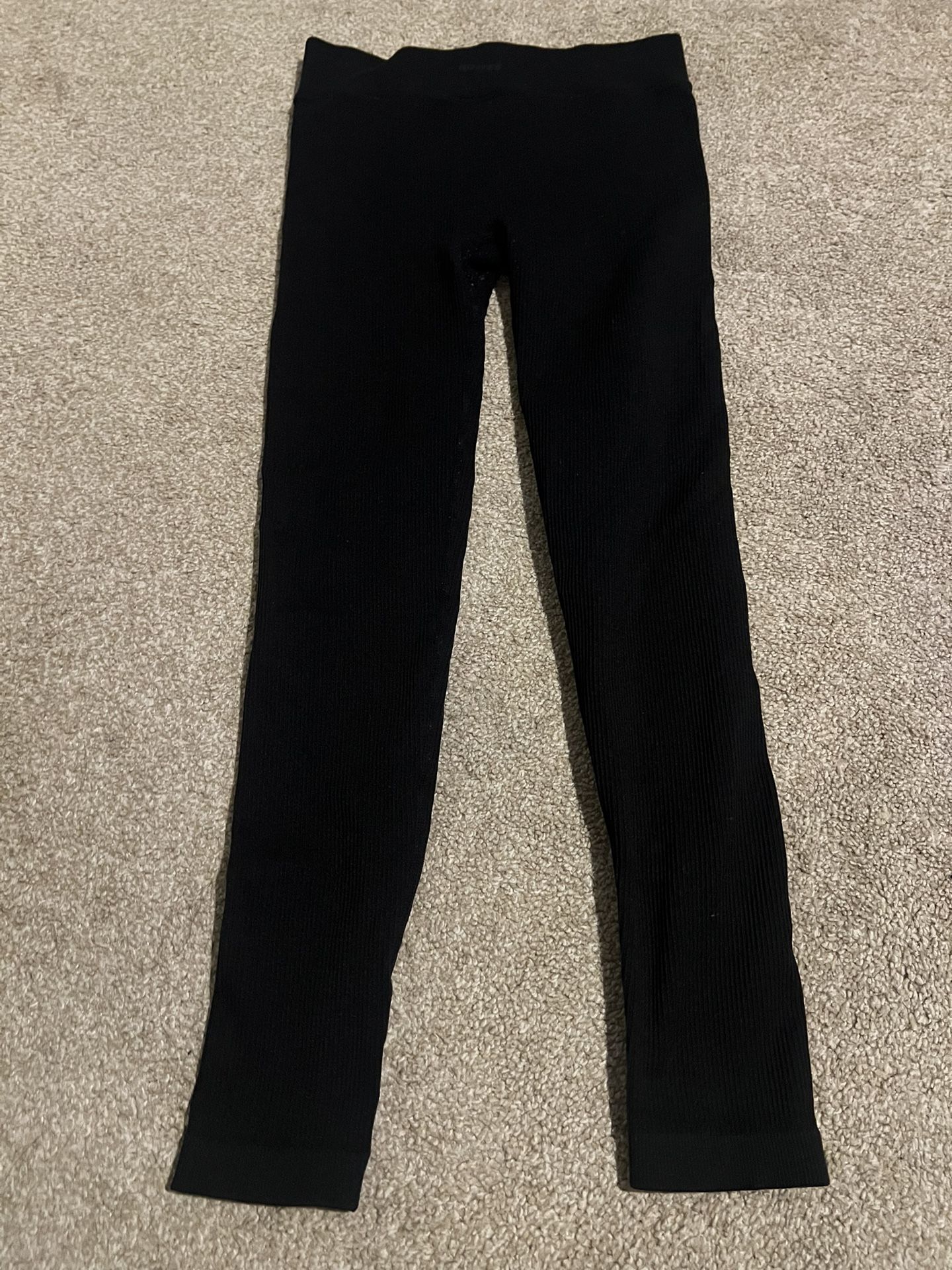 Bo + Tee Women’s High Rise Ribbed Leggings