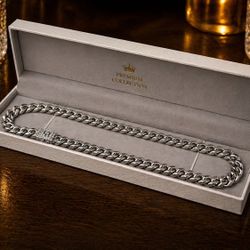 Thick Silver Cuban Link Chain – Premium Look & Feel