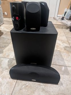 Polk Audio TL1600 Home Theater Speaker System Black