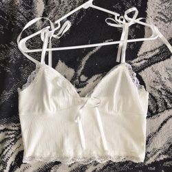 White Crop Top