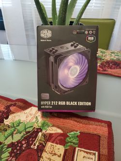 HYPER 212 RGB BLACK EDITION with Rgb Fan