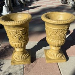 New Flower Pots Made Out Of Cement Perfect Gift 