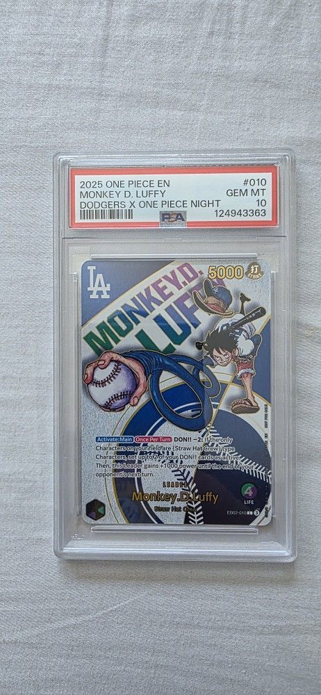 Monkey.D.Luffy (010) (Dodgers x ONE PIECE) - One Piece Promotion Cards (OP-PR)