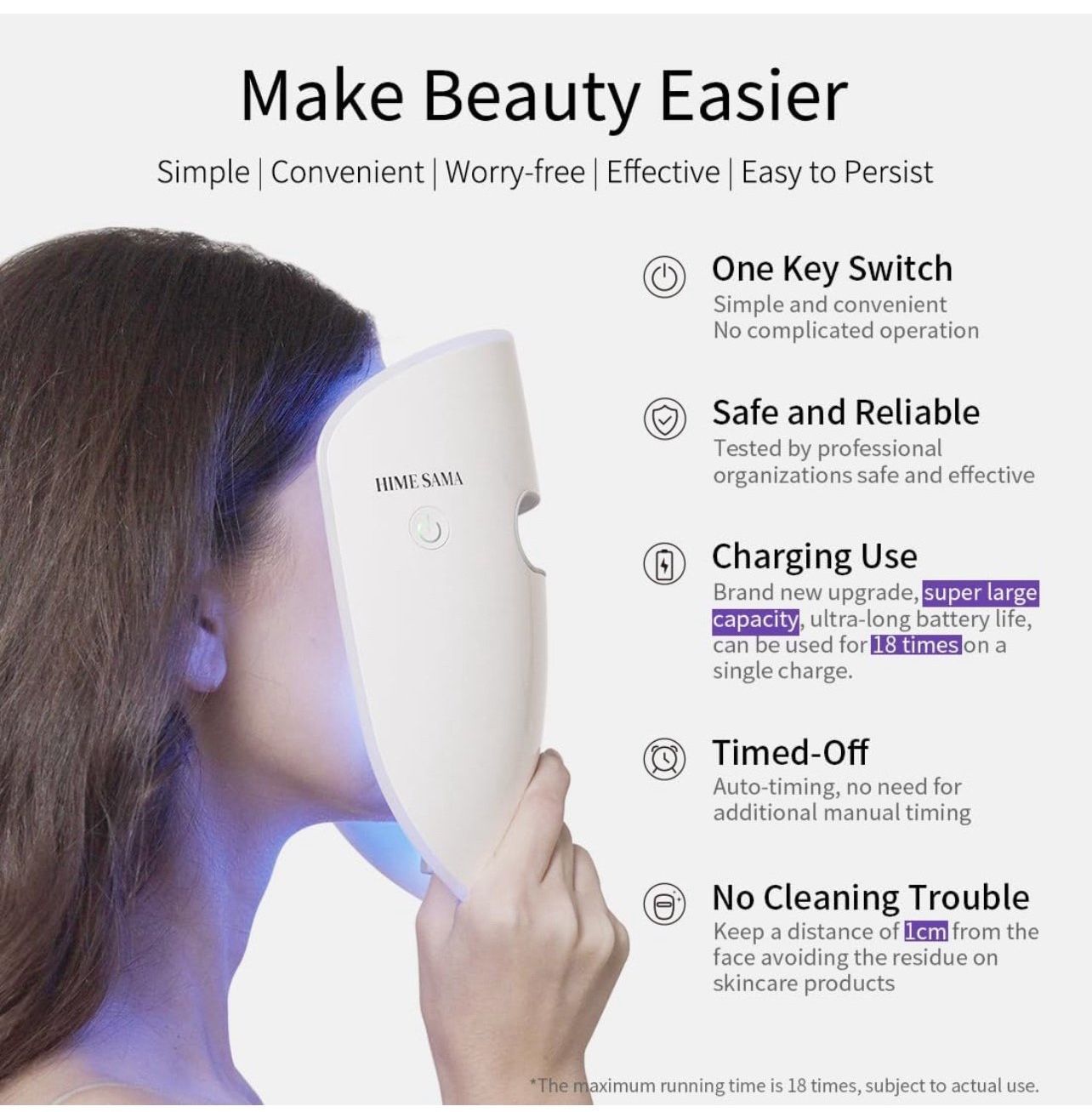Led Face Mask Multicolor