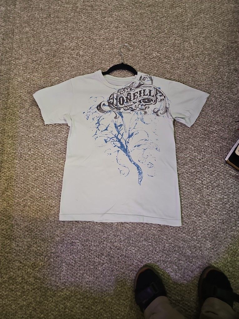 T-shirt. Light blue