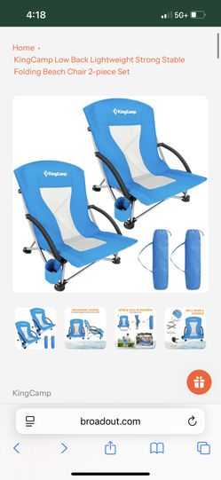 Chairs Set 2 Camping Beach