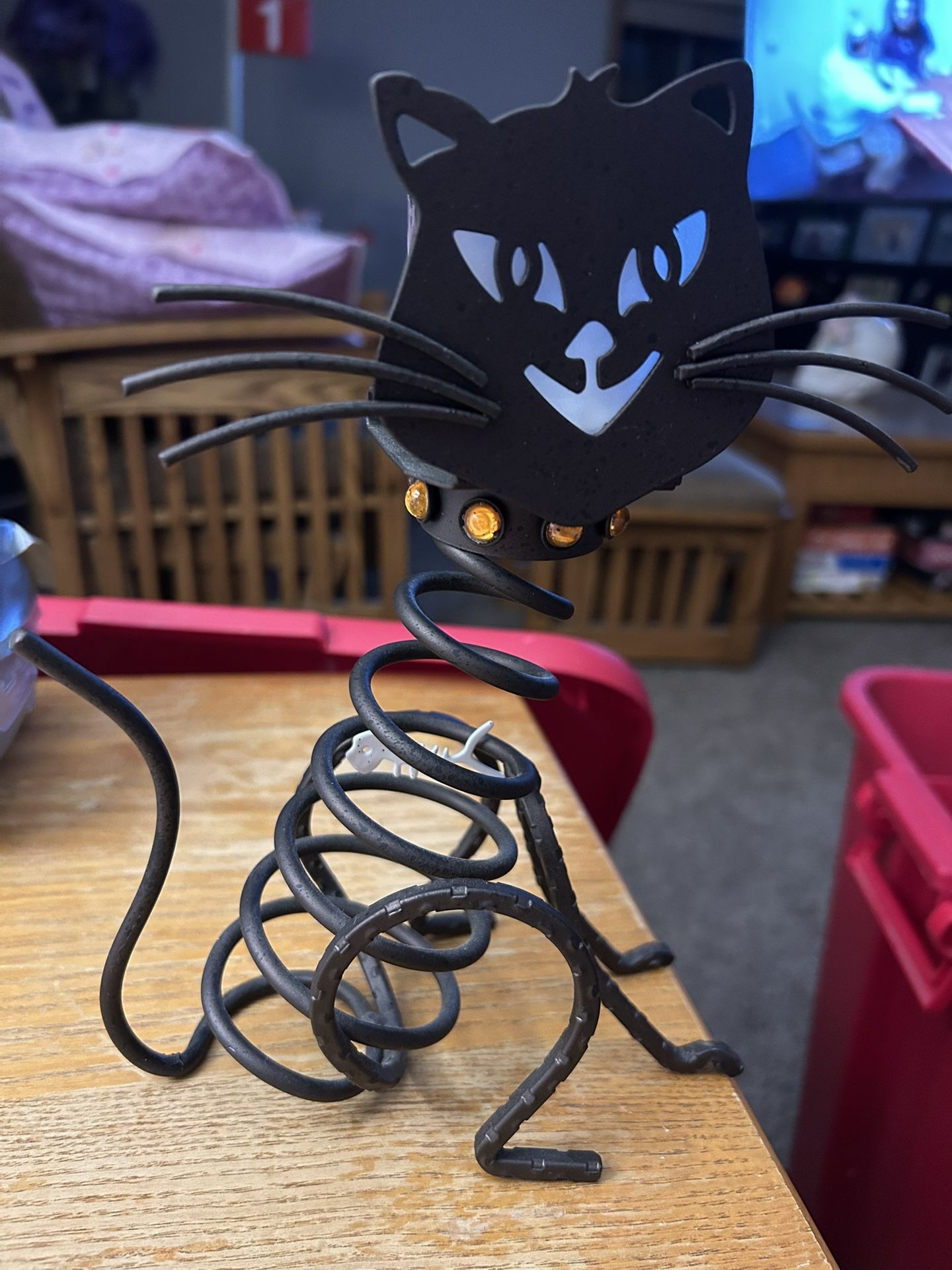 Partylight Stones Cat Candle Holder 