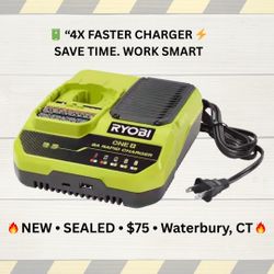 RYOBI ONE +18V RAPID CHARGER ⚡NEW & SEALED
