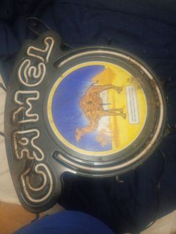 Camel neon sign