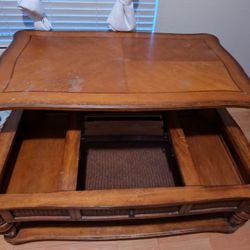 Wood Lift Top Table