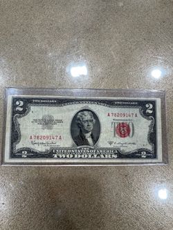 1953 Series C $2 Red Seal US Note