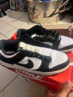 Size 11 Nike Low Dunk Retro White Black Panda