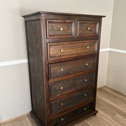 Tall Wood Dresser
