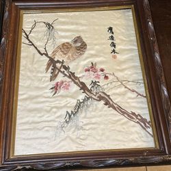 Antique Chinese Silk Embroidery