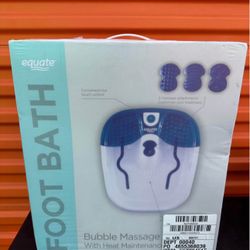 Equate Foot Bath with Bubble Massage & Heat Maintenance