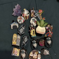 Various Disney pins