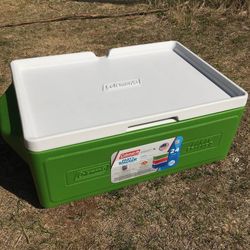 Coleman Green Party Stacker Drink Cooler 24 Can Stackable