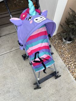 $15 Unicorn Single Stroller (folds Down)