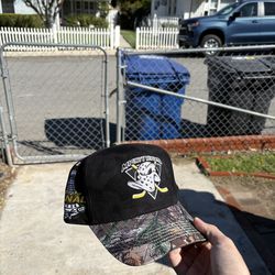 Misfitted mighty ducks hat