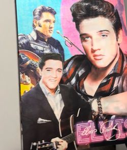 🎸✨ Elvis Presley 3D Wall Art – The King of Rock & Roll – $50 OBO ✨🎸