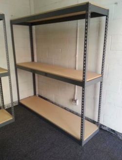 Boltless Storage Rack Shelving 72 in W x 18 in D Shelves Stronger Than Homedepot Lowes And Costco Delivery Available
