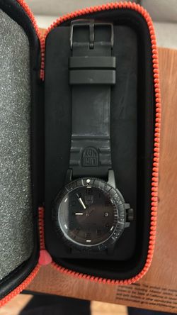 Luminox Black Out Watch with Case