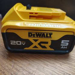 DeWalt 5.0ah battery xr