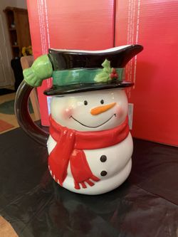 Snowman jar