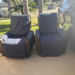Electric Recliner Leather Chair 