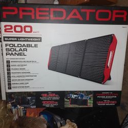 x2 Predator 200W Super Lightweight Foldable Solar Panels 