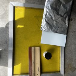 Aluminum Screen Printing Frame w/ squeegee
