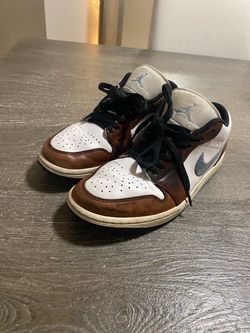 Jordan 1 Retro Low SE size 8.5 MEN (Mocha brown, Blue, Grey) | FQ7832-142