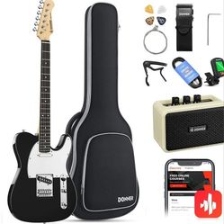 Donner Electric Guitar With Amp And Accessories 