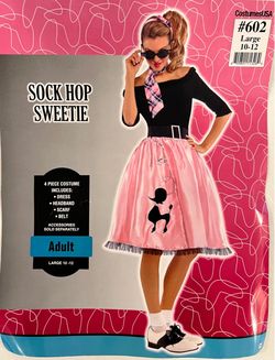 Sock Hop Sweetie Adult Costume Large