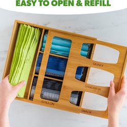 Kitchen Storage ZIP BAGS ORGANIZER