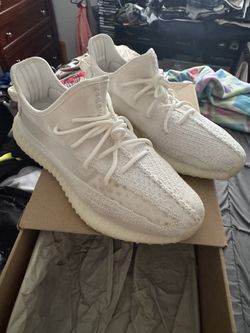 Adidas Yeezy 350 Bone Size 10 Pre Owned