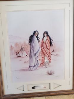 Native American Poster with Certification, 31/100