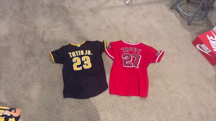 Tatis and Trout jerseys