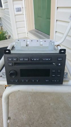 Radio and CD player