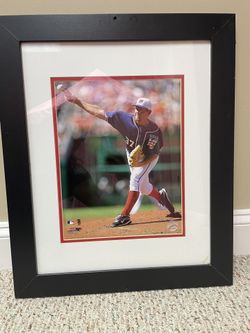 Framed Stephen Strasburg Photo