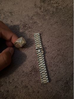 .925 rolex bracelet / Aztec Ring