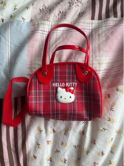 Official hello kitty plaid bag