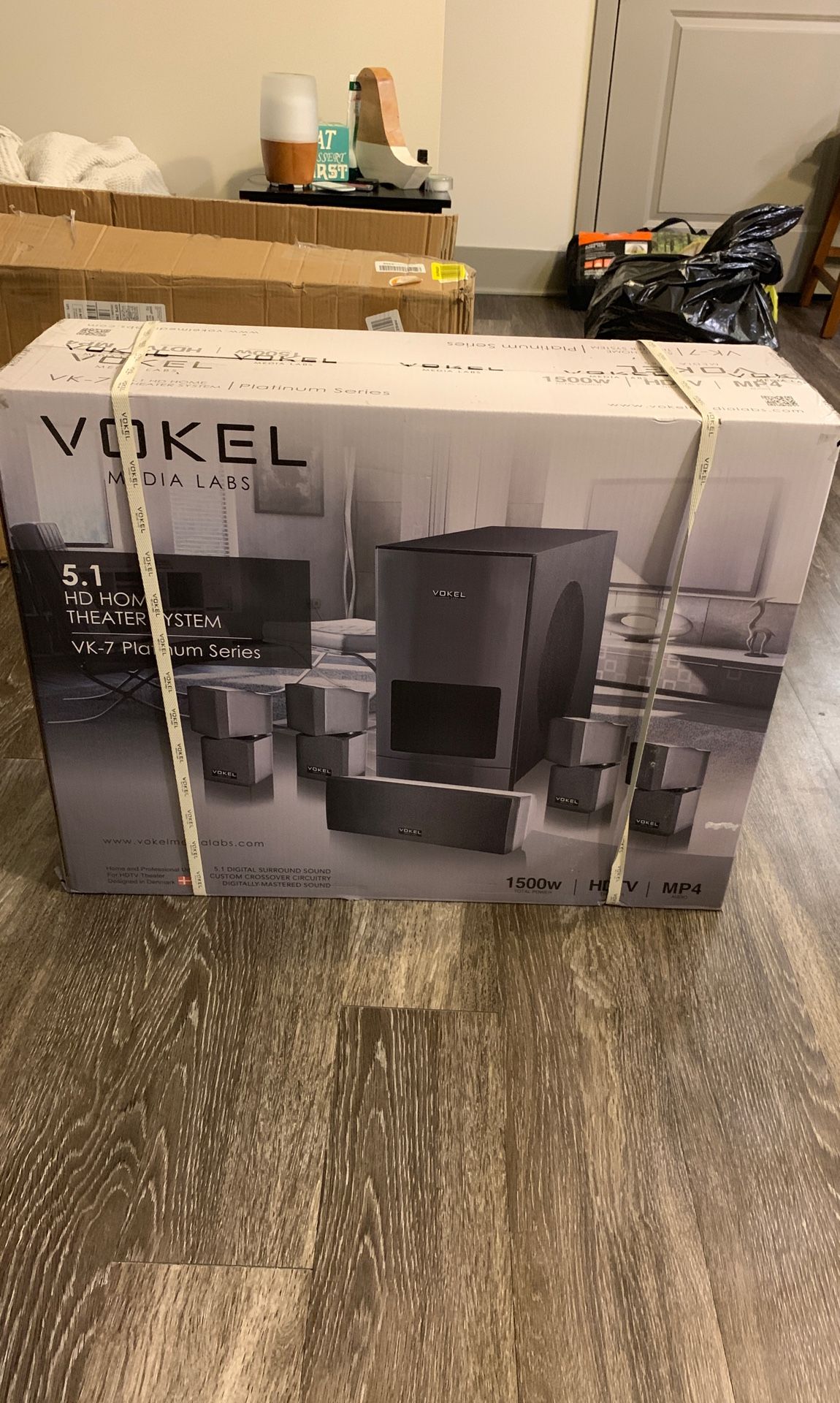Vokel Media Lab Vk 7 5.1 HD Home Theater System Platinum Series for Sale in Murfreesboro TN OfferUp