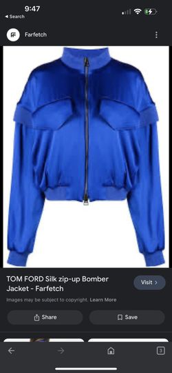 tom ford hooded cropped silk jacket