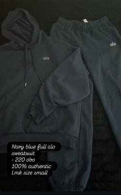 Navy blue alo set