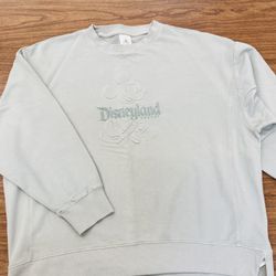 Disneyland Pale Blue Sweatshirt Large
