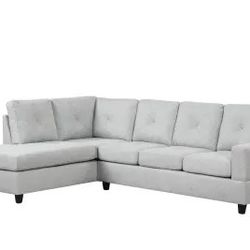 NEW Desmond Sectional In Light Gray $399
