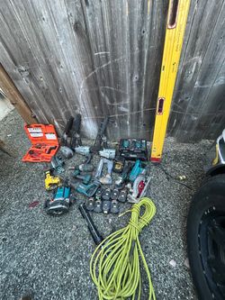 Large Lot of Power Tools and Accessories